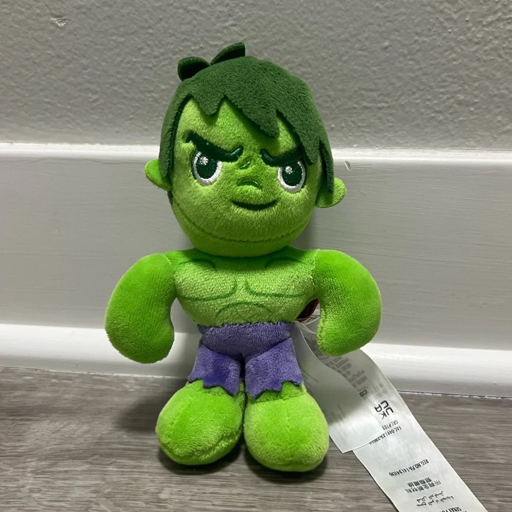Marvel Hulk Plush Toy, 6” tall, EUC